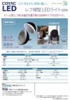 レフ球型LEDライト 60W